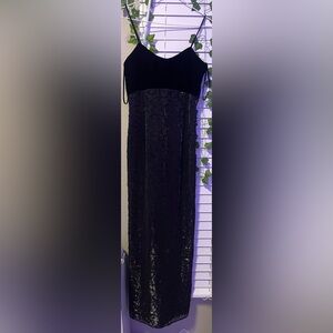 Scott McClintock, black dress